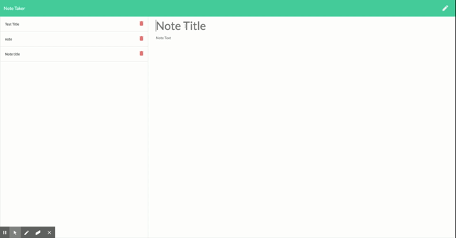 Note-taker App